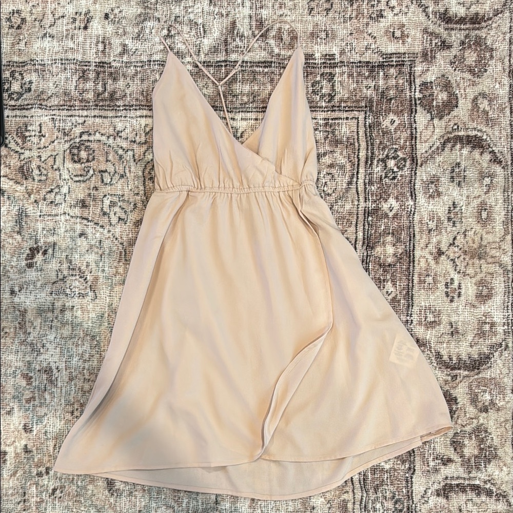 Volcom light pink / Cream  Mini Sundress